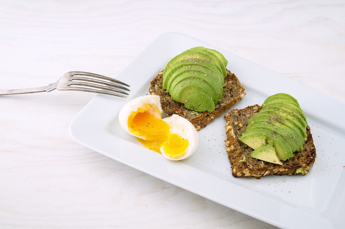 Toast complet avec fromage blanc